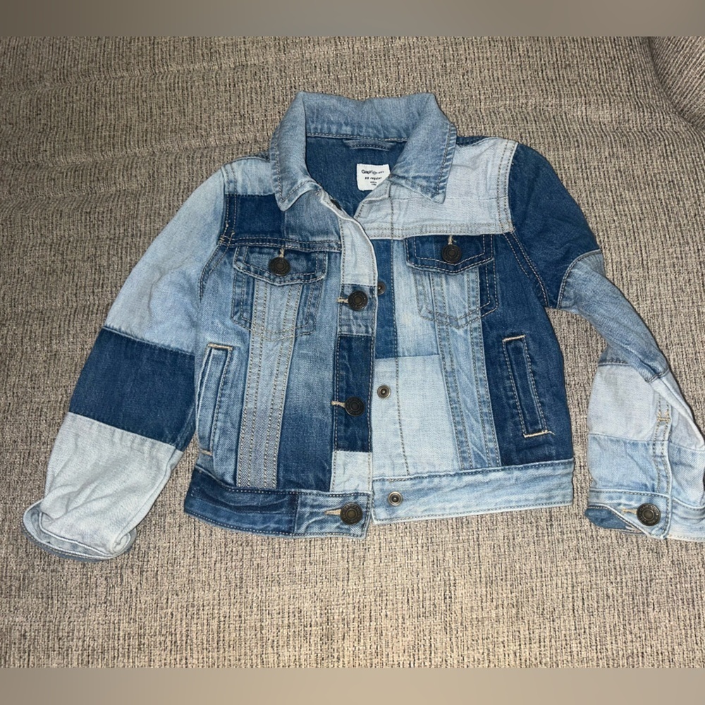 GAP Kids Two-Tone Denim Jacket